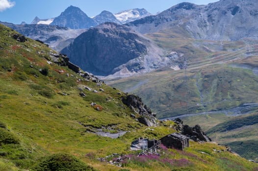 landscape of the Italian Alps