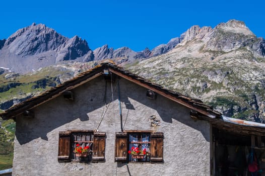 landscape of the Italian Alps