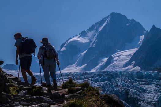 landscape of the French Alps