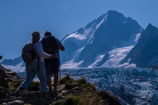 landscape of the French Alps