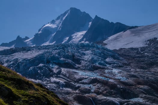 landscape of the French Alps
