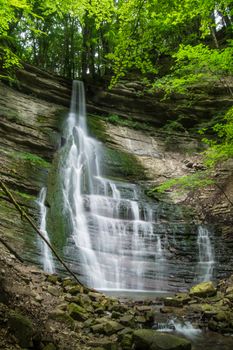 waterfall of dioca,isere,france