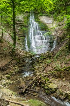 waterfall of dioca,isere,france