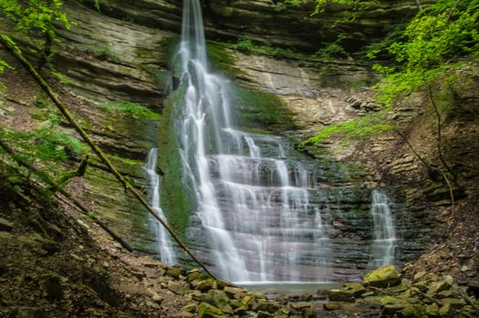 waterfall of dioca,isere,france