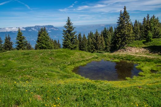 mountainous of belledone,isere,france