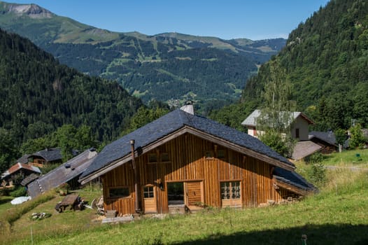 french alps landscape