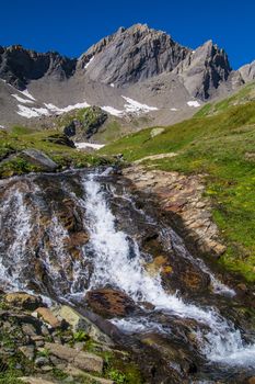 lake verney,petit saint bernard,val d'aoste,italy