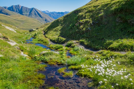 lake verney,petit saint bernard,val d'aoste,italy