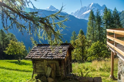 les granges,vallorcine,haute savoie,france