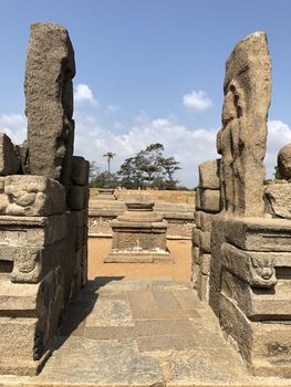 Shore temple is the structural building built with the block of granite at 8th Century AD. It is one of the Group of Monuments at Mahabalipuram and it has been classified as a UNESCO World Heritage Site. Shore temple is the oldest structural rock-cut stone temples of South India and contains complex of temples and shrines. This temple complex is initiated by King  Narasimhavarman II and it is called one of the Seven Pagodas in ancient times.