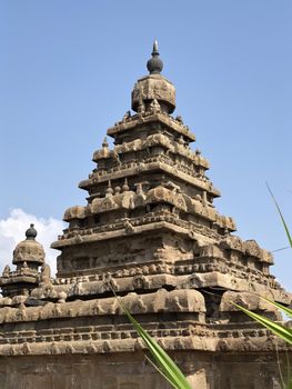 Shore temple is the structural building built with the block of granite at 8th Century AD. It is one of the Group of Monuments at Mahabalipuram and it has been classified as a UNESCO World Heritage Site. Shore temple is the oldest structural rock-cut stone temples of South India and contains complex of temples and shrines. This temple complex is initiated by King  Narasimhavarman II and it is called one of the Seven Pagodas in ancient times.