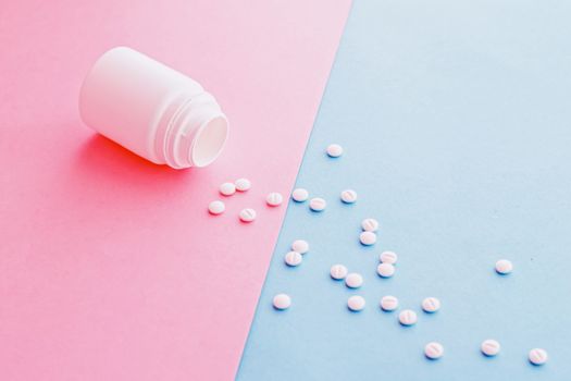 Medical pills and drugs, medicine for health care and clinical therapy