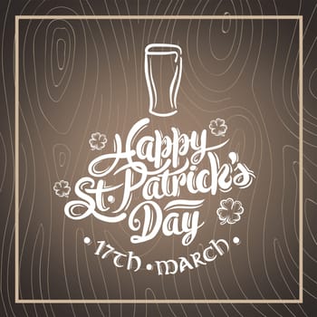 Digitally generated St patricks day greeting vector