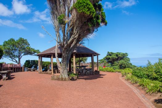 Walk on the Azores archipelago. Discovery of the island of Sao Miguel, Azores. Portugal
