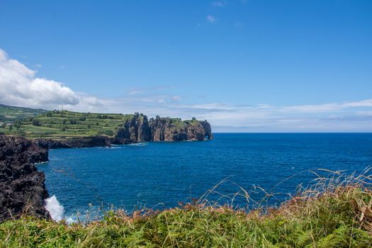 Walk on the Azores archipelago. Discovery of the island of Sao Miguel, Azores. Portugal