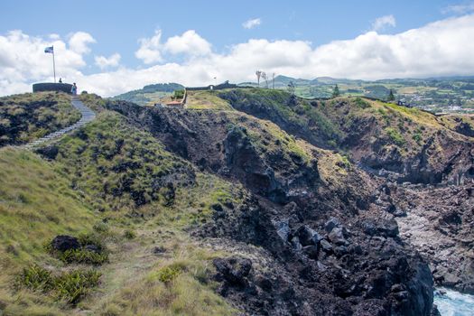 Walk on the Azores archipelago. Discovery of the island of Sao Miguel, Azores. Portugal