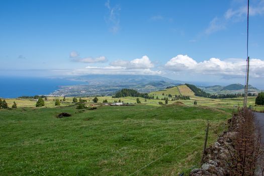 Walk on the Azores archipelago. Discovery of the island of Sao Miguel, Azores. Portugal