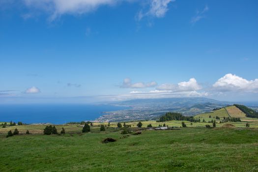 Walk on the Azores archipelago. Discovery of the island of Sao Miguel, Azores. Portugal