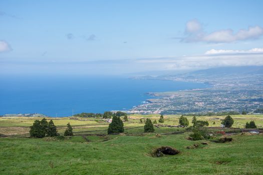 Walk on the Azores archipelago. Discovery of the island of Sao Miguel, Azores. Portugal