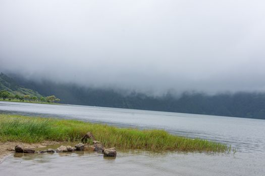 Walk on the Azores archipelago. Discovery of the island of Sao Miguel, Azores. Portugal