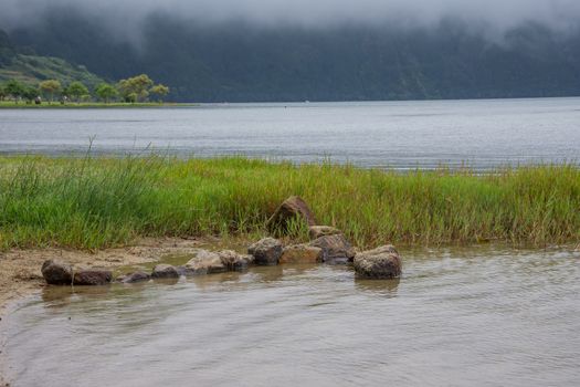 Walk on the Azores archipelago. Discovery of the island of Sao Miguel, Azores. Portugal