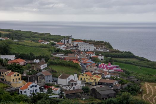 Walk on the Azores archipelago. Discovery of the island of Sao Miguel, Azores. Portugal