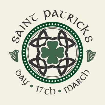 Digitally generated St patricks day greeting vector