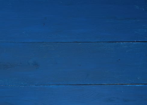 texture of blue painted wooden pine boards, abstract background