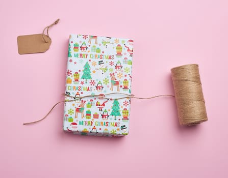 colored paper wrapped gift boxes. great design for any purposes. copy space