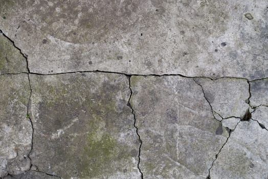texture of gray cracked cement, element for the designer, full frame