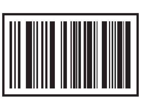 barcode icon on white background. Black bar code icon for your web site design, logo, app, UI. Symbol about shopping concept. flat style.