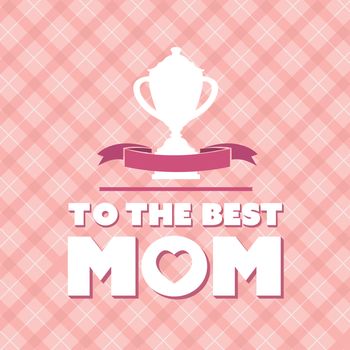 Digitally generated Happy mothers day vector