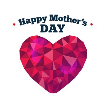 Digitally generated Happy mothers day vector