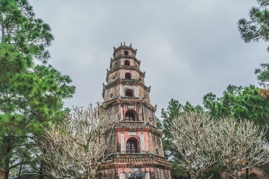 A Buddhist Pagoda Temple. Hue Vietnam Asia