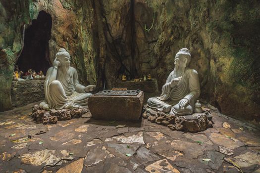 Huyen Khong Cave with shrines, Marble mountains. Danang , Vietnam 