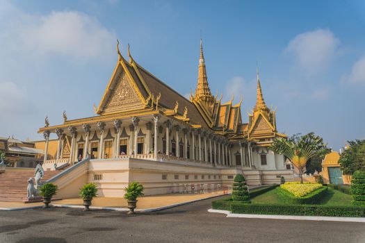 Exterior Of The Royal Palace. Phnom Penh, Cambodia 