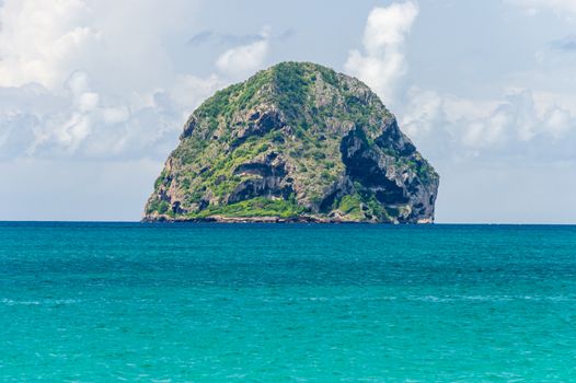 Rocher du Diamant (Diamond rock) in Martinique (August 2019)