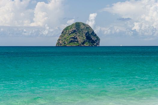 Rocher du Diamant (Diamond rock) in Martinique (August 2019)