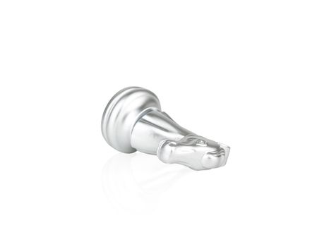 The silver Knight Chess pieces battle falling isolated on white background with clipping path