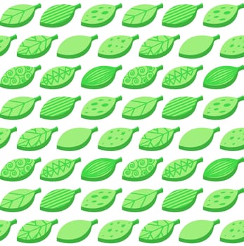 Vector background from green leaves, ecology background