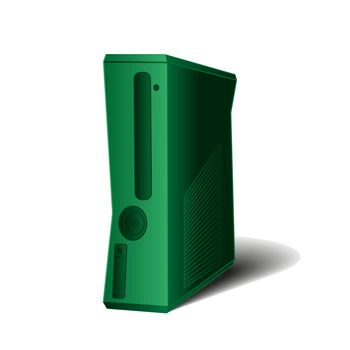 Game console for gamers and games, computer case, system unit