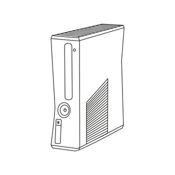 Game computer console case, gamer box for xbox and playstation