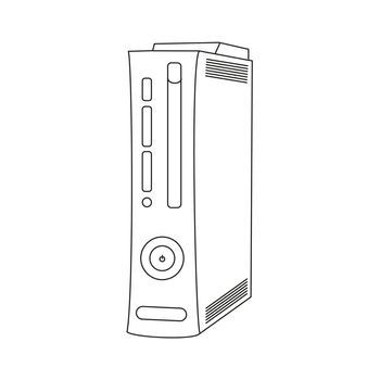 Game computer console case, gamer box for xbox and playstation