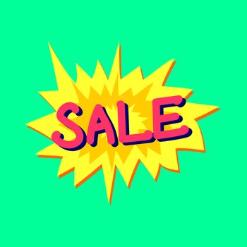 Colorful banner for discounts and advertising sales