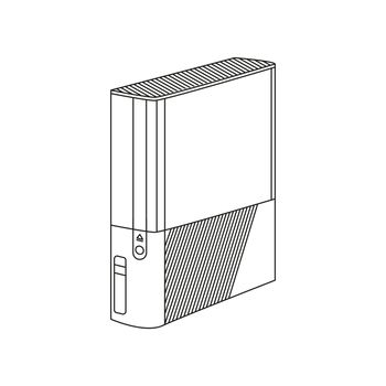 Game computer console case, gamer box for xbox and playstation