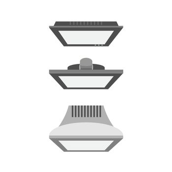 Flat TV, PC monitors in vector, eps