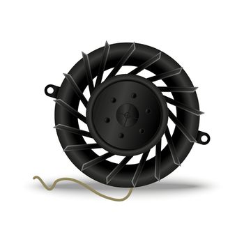 Computer fan or cooler part, conditioner for personal computer