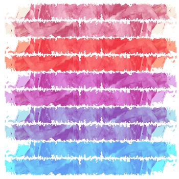 Bright abstract template with watercolor spot and splatter in vector