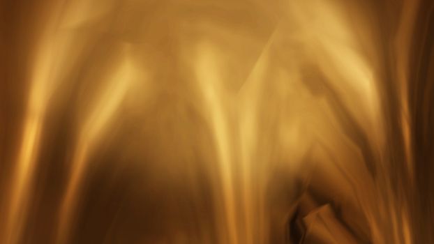 Abstract golden liquid smooth background with waves luxury. 3d illustration