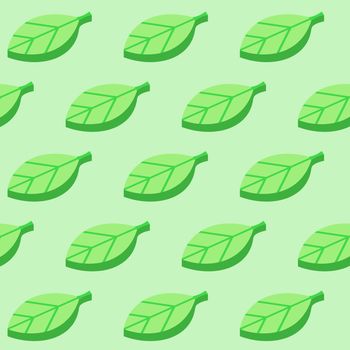 Vector background from green leaves, ecology background